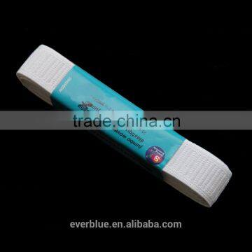 High quality jumbo woven non-roll elastic white color