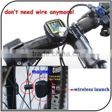 Wholesale IP67 Wireless Cycle Computer Bicycle Speed Meter photo-2
