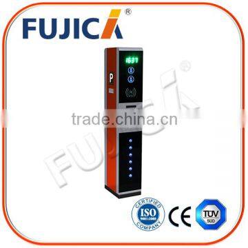 FUJICA car parking systems with barrier gates and traffic lights