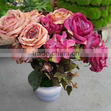 Wholesale new product 2016 silk flowers artificial flower for decoration