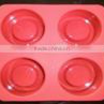 silicone muffin pan, 4 cup