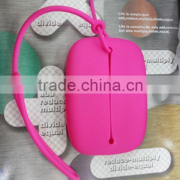 promotional item soft silicone material car key case, cover