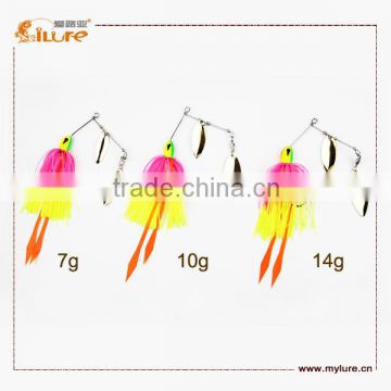 High Quality Outdoor Spinner Bait Metal Fishing Lure