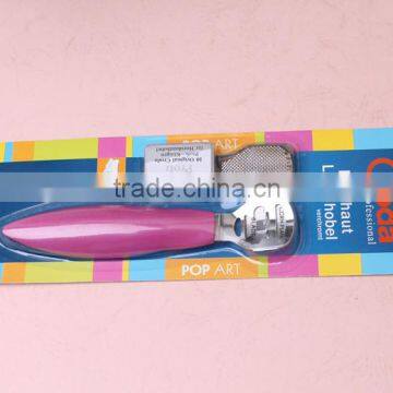 2015 Purple Red Color Whosale Plastic and Steel Material Pedicure Nail Manicure Set photo-3