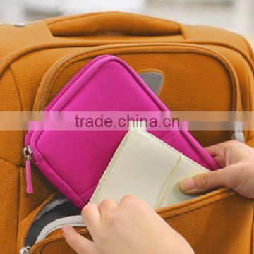 Durable Waterproof Travel Document Wallet Passport Holder Organizer