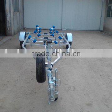 5.8m qingdao boat trailer with rollers