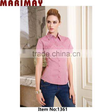 new style summer fashion wear button down formal lace camisas femininas, reseller opportunities