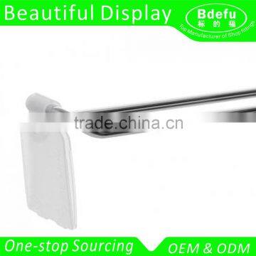 Plastic PVC Clear Price Tag Holder/ Supermarket Price Tag Holder for Hook