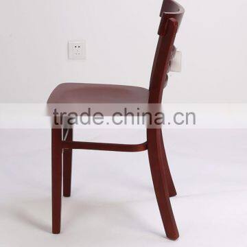 Hot Sale Leather Furniture Wood Chairs for Restaurants Ghost Chair photo-3
