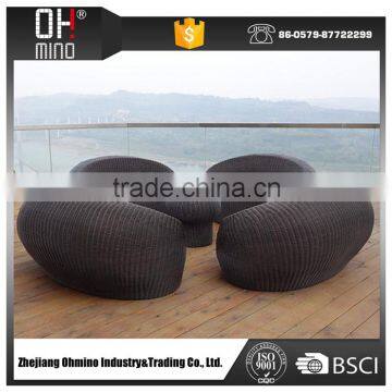  set outdoor set covered rattan furniture sofa