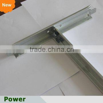 Suspended Steel Ceiling T-Bar With PVC Gypsum Ceiling Tile 600*600*7mm photo-2