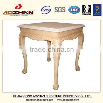 Modern Style end Table MDF top Wood Legs