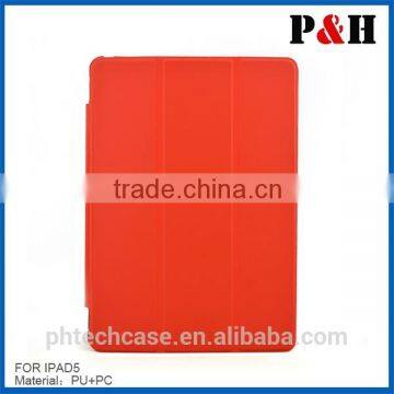 Factory price OEM smart leather case for apple ipad 6