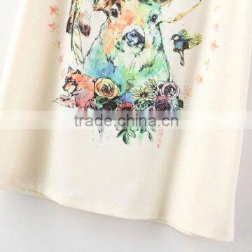 Wholesale Clothing Short Sleeve Cotton t Shirt With Animal Cheap China Wholesale Clothing photo-5