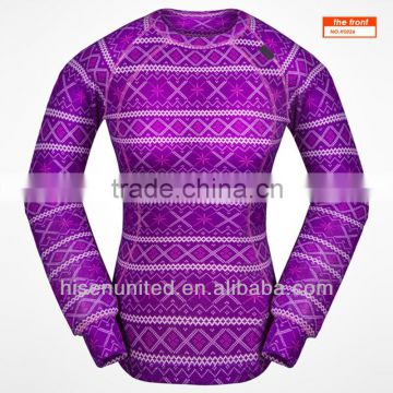 New Design Women's Allover Printing Base Layer