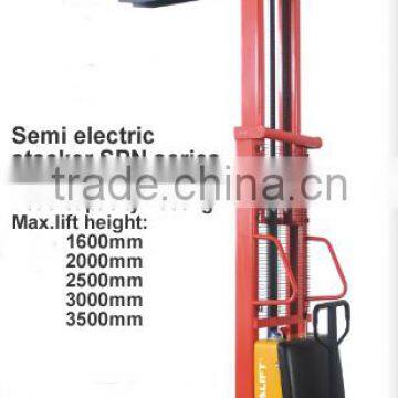 1000kg(1.0ton),Semi electric stacker SPN series