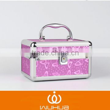 portable aluminum makeup case drawer makeup case