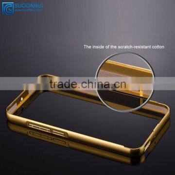 Luxury Design Mirror Case For Huawei Play 5s Aluminum 24k Metal Mirror Hard Back Cover