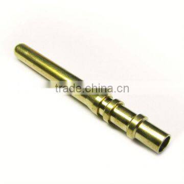 Customized CNC metal precision part Brass plate brass tube stamping parts brass screws with gold-plated