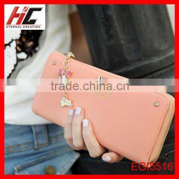 New design zipper butterfly famous brand wallet