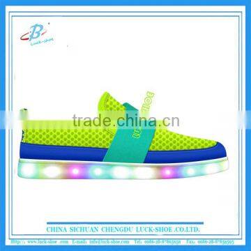 Wholesale outsole colourful glowing light kid led shoes child shoe with high quality