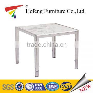 square high quality marble top coffee table end table