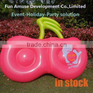 Hot Sale Summer Fun Cherry Fruit Pool Float Fin Stock