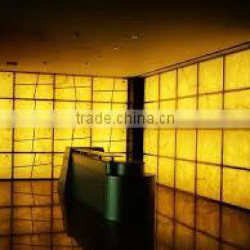 Yellow Translucent Marble Plastic Sheet photo-6