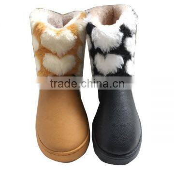 2015 Hot Selling Fur Ladies Warm Snow Boots Cheap photo-3