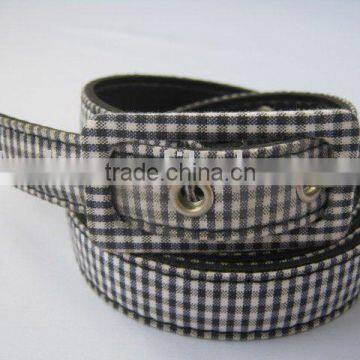 Fashion belt with cloth