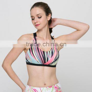 High Quality women's fintness Yoga Tops pants sprots bra