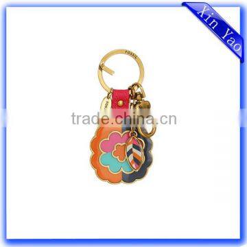 Wholesale Fashion Custom Zinc Alloy Gold Metal Bag Keychain