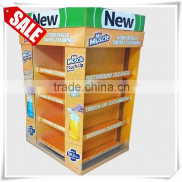 Floor charming supermarket cardboard display stand