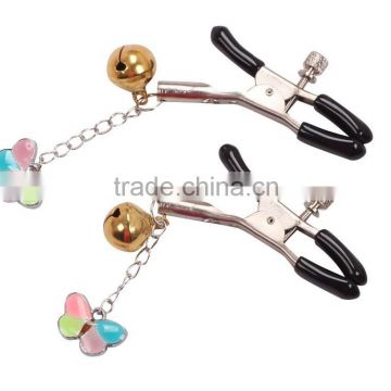 hot sexy joyful adults sex nipple clamp, glow pandent