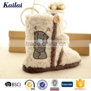 Design PV plush women beautiful snow boots