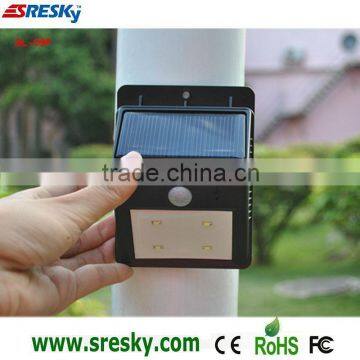 Motion Sensor Fence Decorative Step Solar Wall Light for Stair