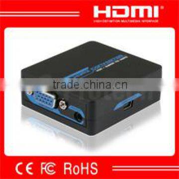 VGA+3.5mm mini jack video to HDMI Mini Converter 1080p