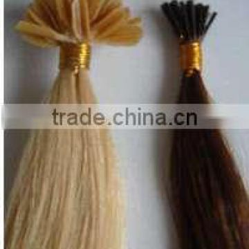 pre-bonded human hair extension/nail hair extension/nail-tip human hair /stick hair/keratin human hair extension/hair products