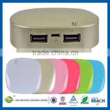 C&T 6000mah Power Bank Pack Portable External Battery Charger for cellphone