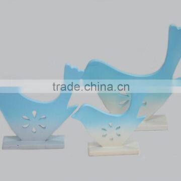 Promotional Gift Blue Ceramic Bird
