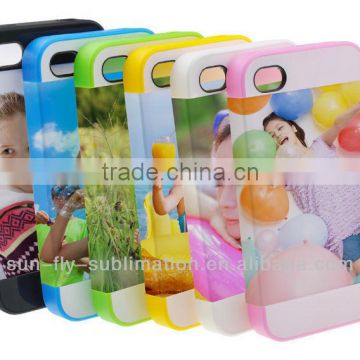 Phone Case for Iphone 5/5s; Card insertable Phone Case; 3D Silicone Dual protect Case for iPhone 5/5s; New phone design case