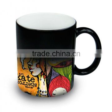 11oz. Ceramic Color Changing Coffee Cup High quality 3d Sublimation Mug