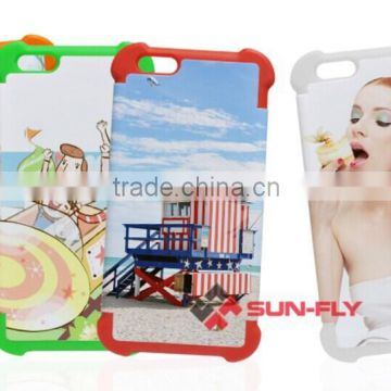 Bumper 3D Sublimation Phone Case for iphone 6 plus/2 in 1 case for iphone6/Bumper Blank sublimation phone cover for iphone6 plus