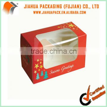 christmas series food grade cake paper box