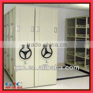 CE ISO9001 High Density Office Filing Cabinet Mechanical Mobile Shelving Storage System