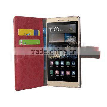 Brown Leather Wallet Case for Blackberry Leap Case photo-3