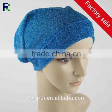 Wholesale New Fashion Glitter Hijab Tube Turban Hats Muslim