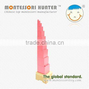 Montessori Premium Pink Tower With Stand