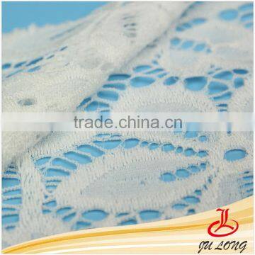 2015 Hottest Pure White African Swiss Voile Stretch Lace, French Jacquard Elastic Lace, Wedding Dress Nylon Lace Fabric