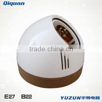 Plastic Angle lamp holder with E27 B22